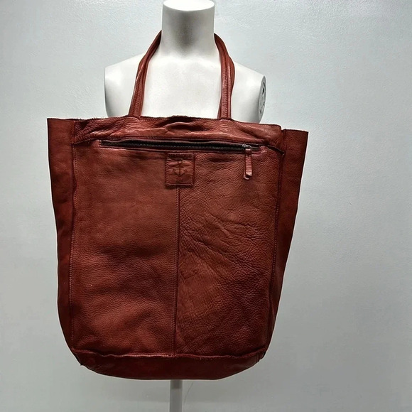 Harbour 2nd Second Elbe Leather Suede Tote Bag Large Purse in Garnet Red - Picture 2 of 13